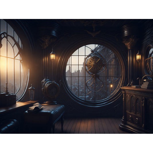Steampunk Backdrop Images Texture 3D Model – 22 High-Res Digital Images, PBR - View 14