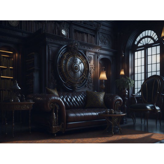 Steampunk Backdrop Images Texture 3D Model – 22 High-Res Digital Images, PBR - View 15