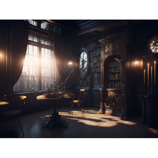 Steampunk Backdrop Images Texture 3D Model – 22 High-Res Digital Images, PBR - View 18