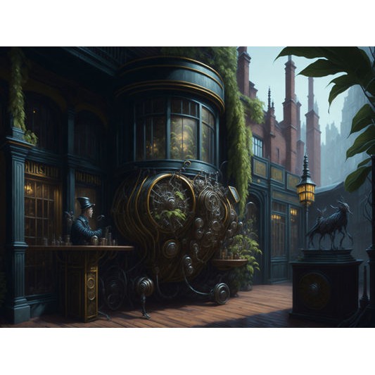 Steampunk Backdrop Images Texture 3D Model – 22 High-Res Digital Images, PBR - View 20