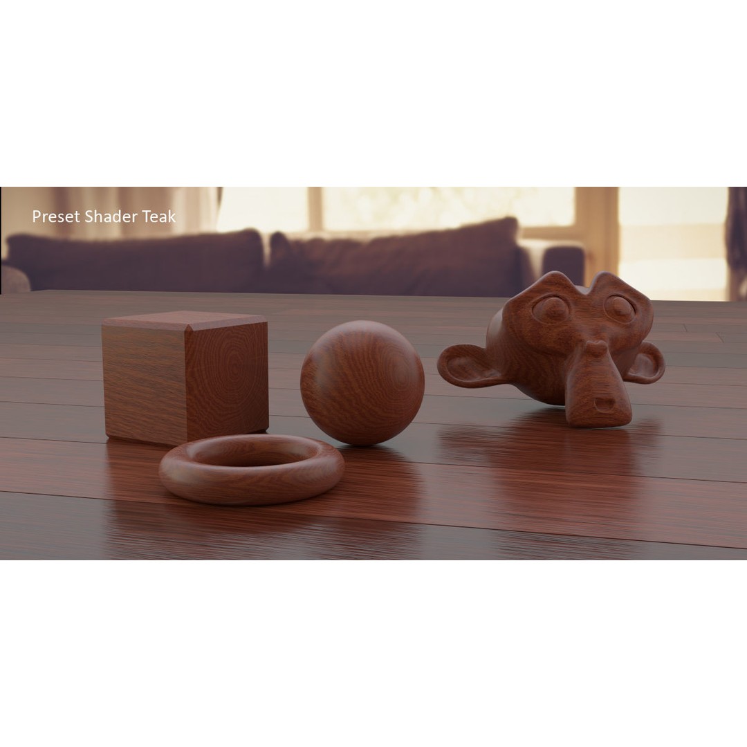 ProWood 3D Model – Procedural Wood Shader Pack for Blender - View 10