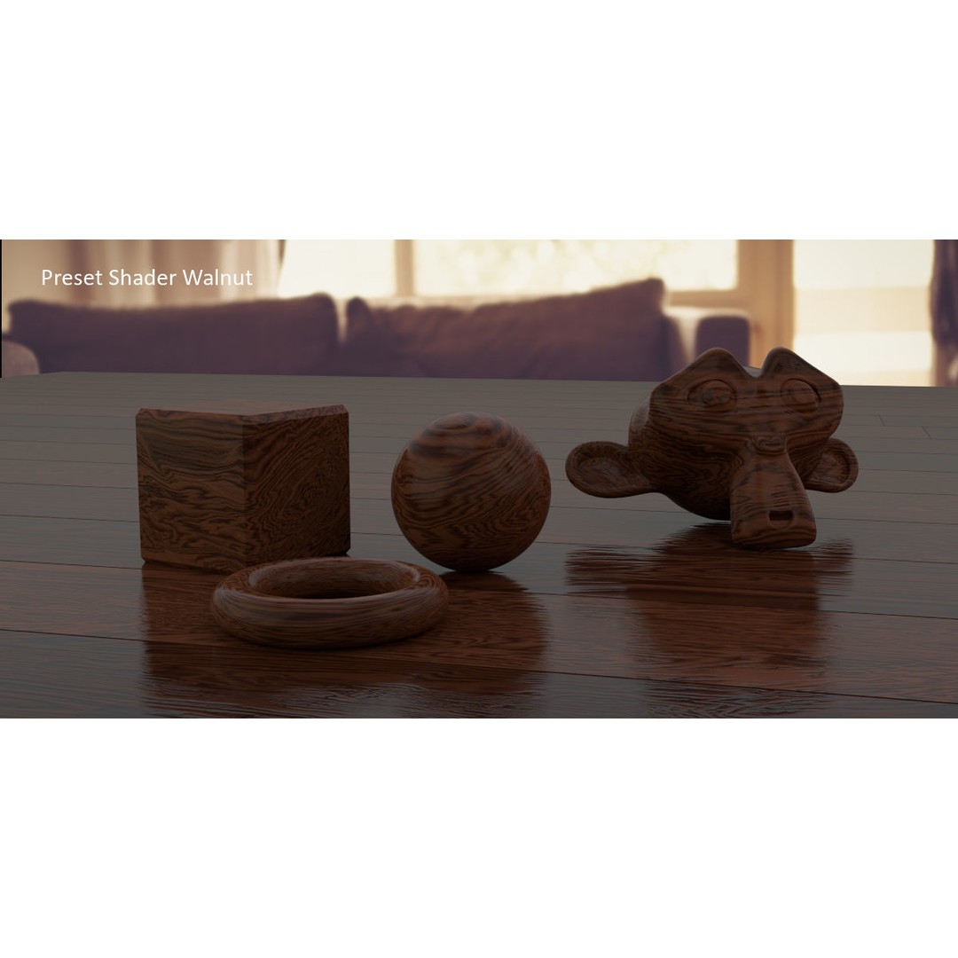 ProWood 3D Model – Procedural Wood Shader Pack for Blender - View 12