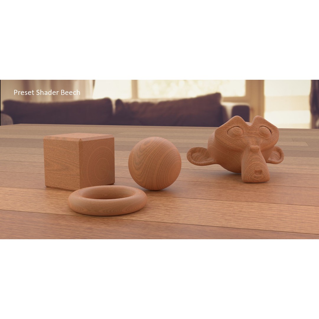 ProWood 3D Model – Procedural Wood Shader Pack for Blender - View 13