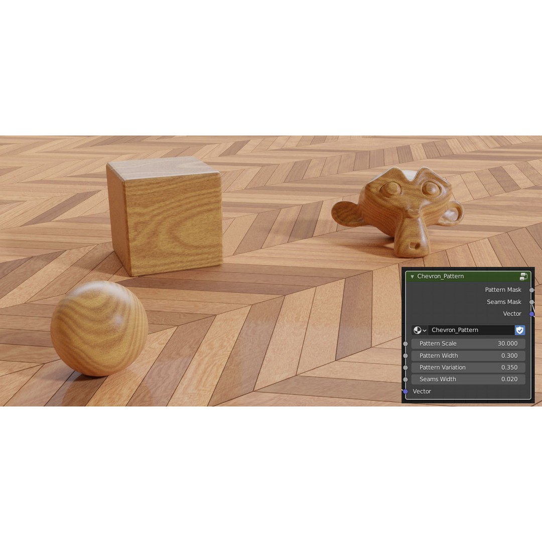 ProWood 3D Model – Procedural Wood Shader Pack for Blender - View 5