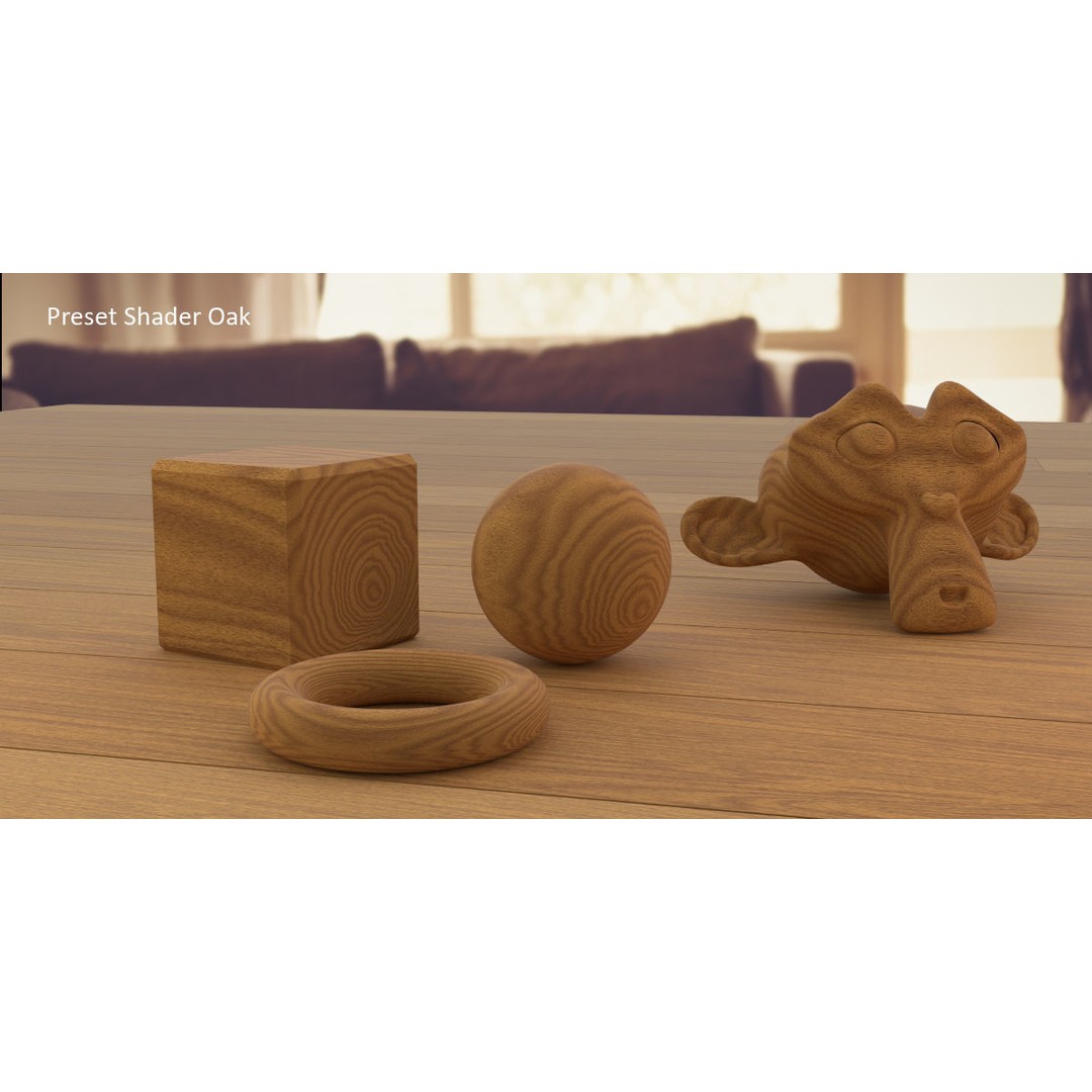 ProWood 3D Model – Procedural Wood Shader Pack for Blender - View 8