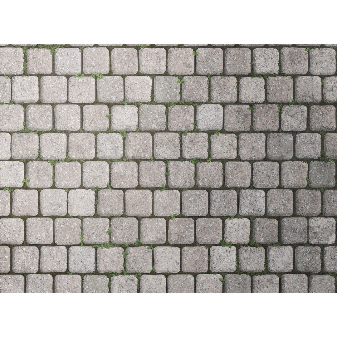 Cobblestones 3D Model – PBR Textures, Substance Designer Graph, 4K - View 10