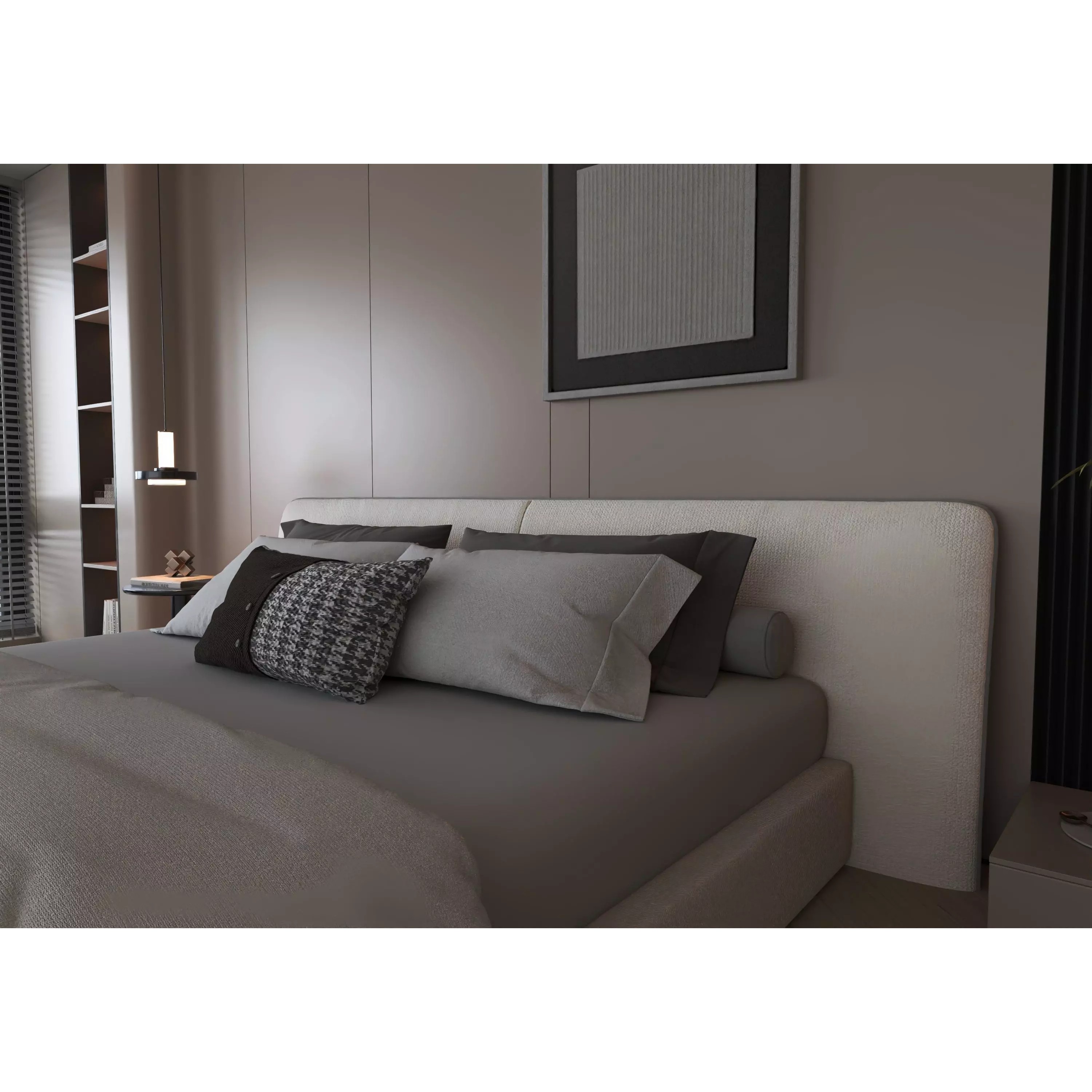 Bedroom Interior 07 - Modern 3D Model - View 11