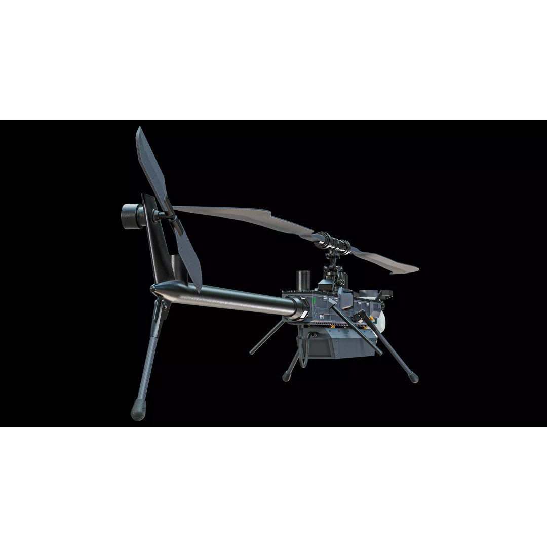 Anduril Ghost Military Drone 3D Model – Low Poly PBR Game Asset, FBX - View 10