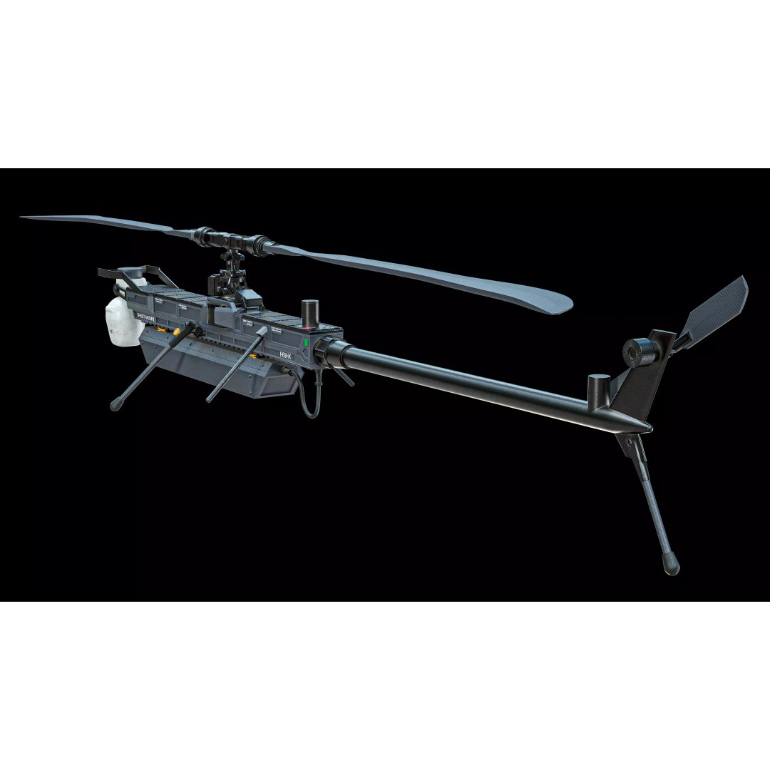 Anduril Ghost Military Drone 3D Model – Low Poly PBR Game Asset, FBX - View 11