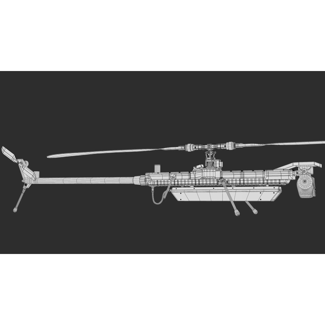 Anduril Ghost Military Drone 3D Model – Low Poly PBR Game Asset, FBX - View 22