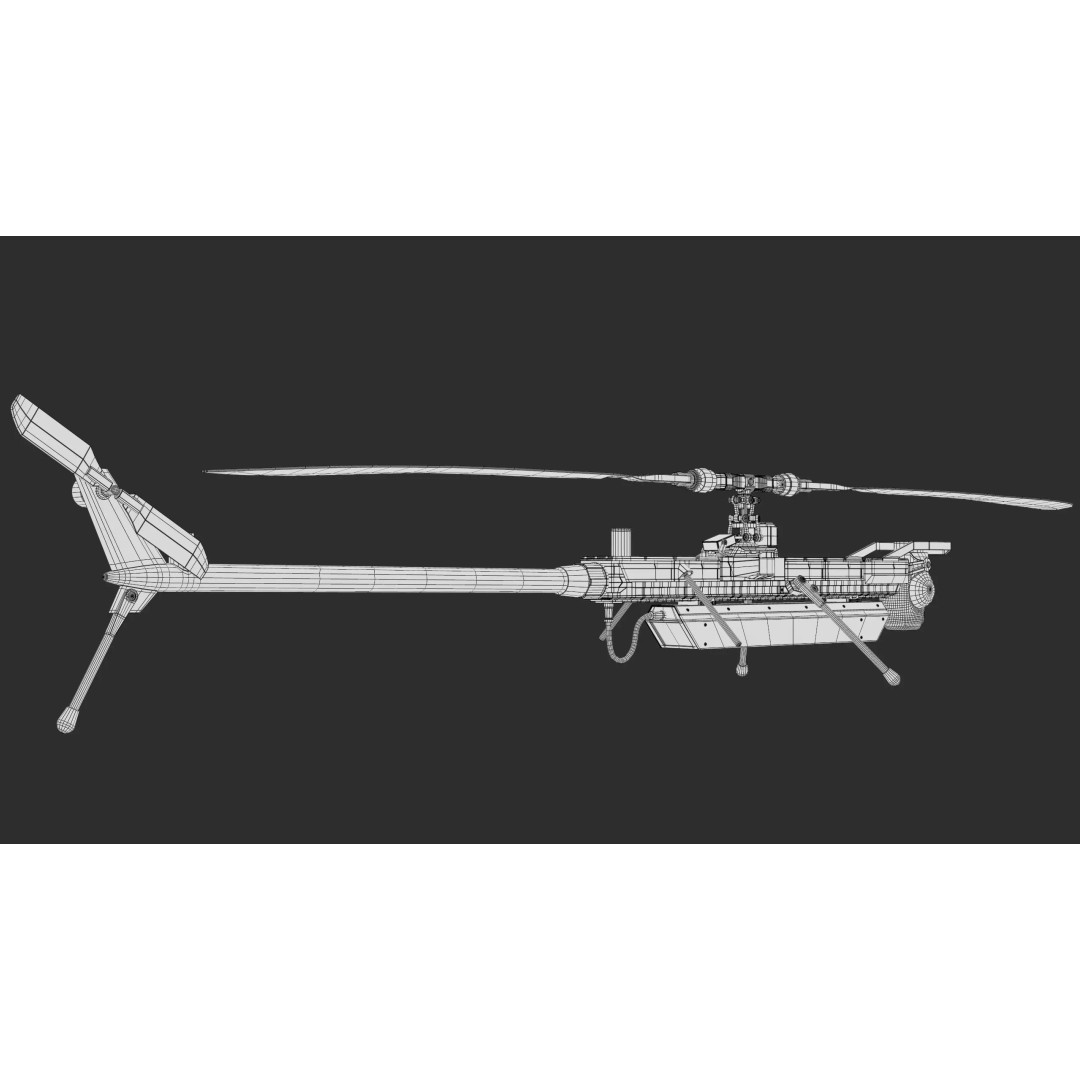 Anduril Ghost Military Drone 3D Model – Low Poly PBR Game Asset, FBX - View 24