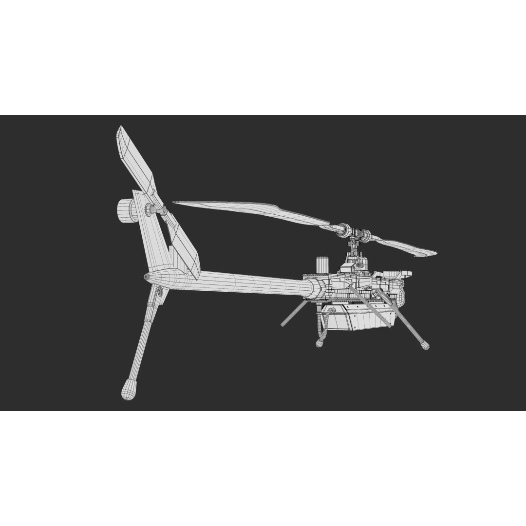 Anduril Ghost Military Drone 3D Model – Low Poly PBR Game Asset, FBX - View 25