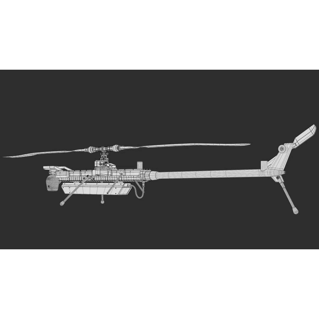 Anduril Ghost Military Drone 3D Model – Low Poly PBR Game Asset, FBX - View 27