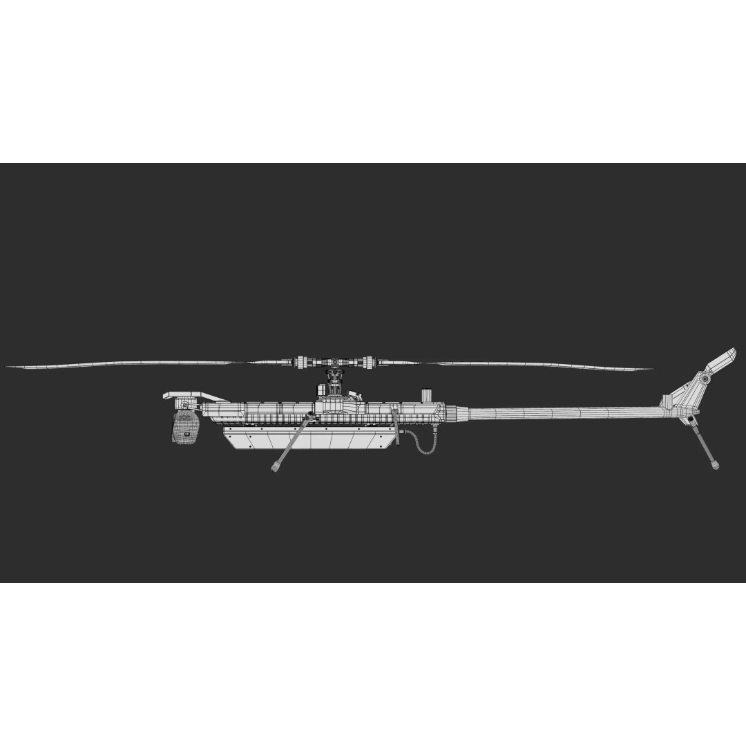 Anduril Ghost Military Drone 3D Model – Low Poly PBR Game Asset, FBX - View 28