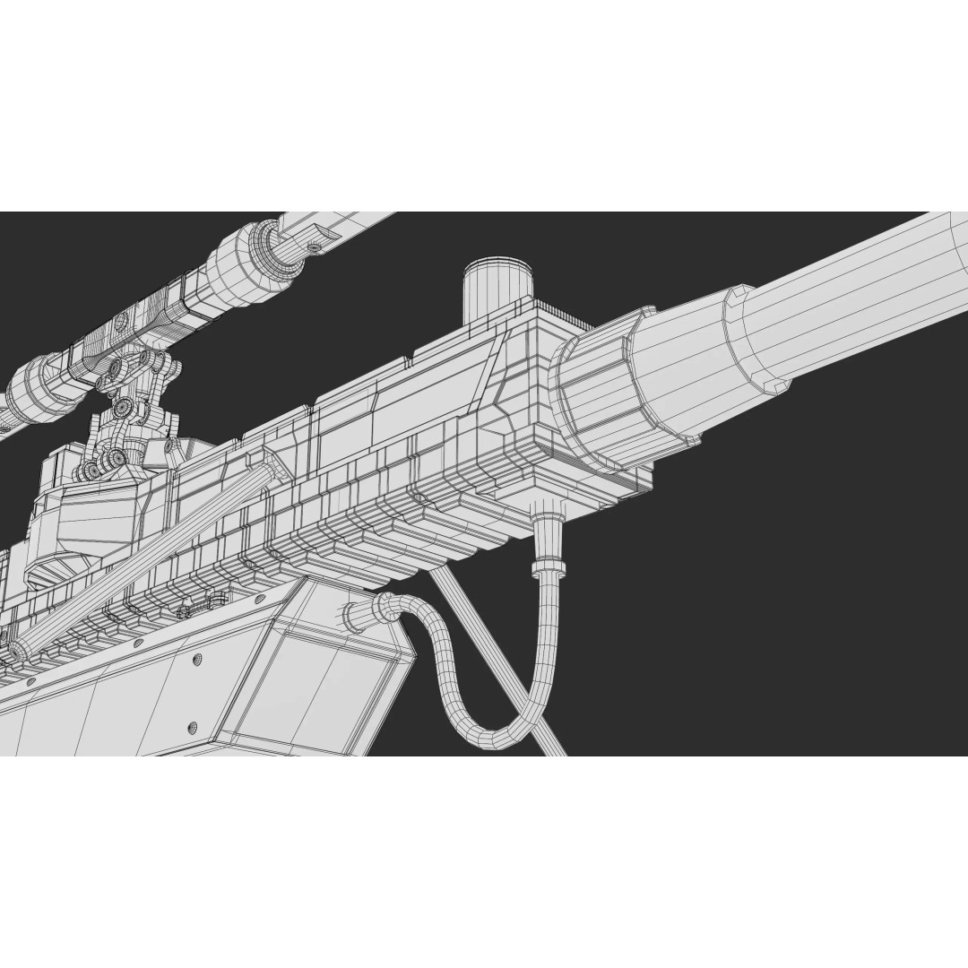 Anduril Ghost Military Drone 3D Model – Low Poly PBR Game Asset, FBX - View 33
