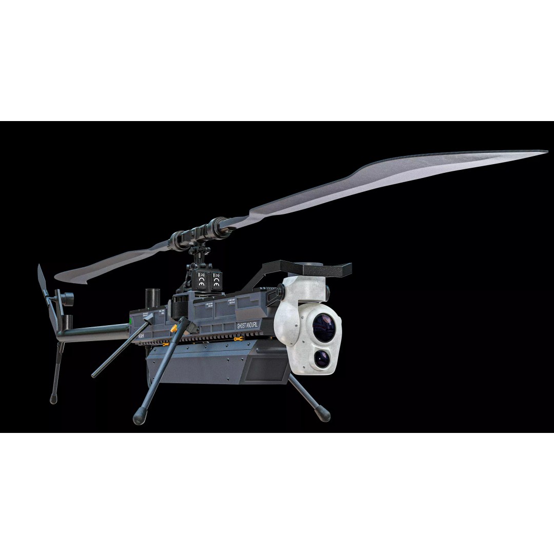 Anduril Ghost Military Drone 3D Model – Low Poly PBR Game Asset, FBX - View 6