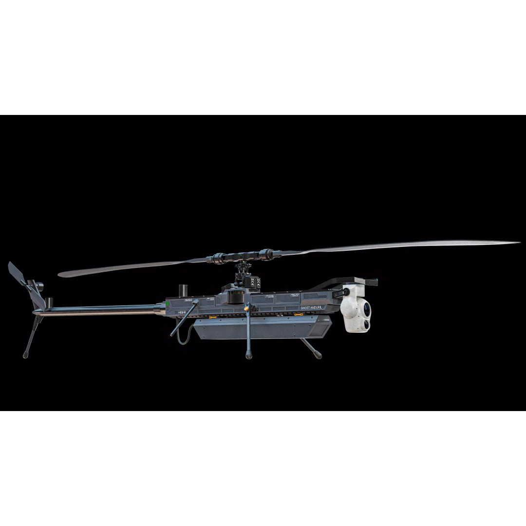 Anduril Ghost Military Drone 3D Model – Low Poly PBR Game Asset, FBX - View 7