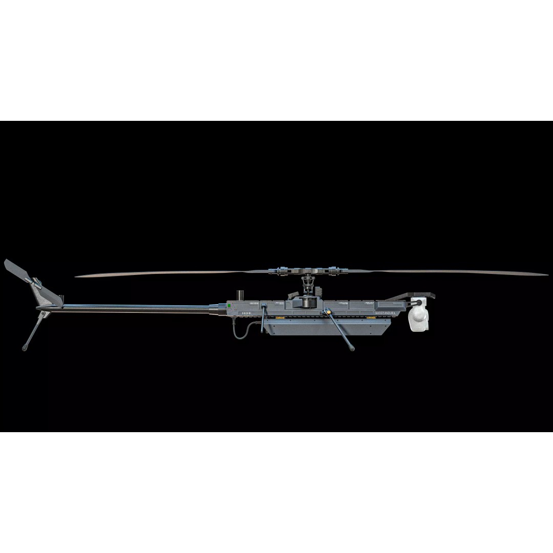 Anduril Ghost Military Drone 3D Model – Low Poly PBR Game Asset, FBX - View 8