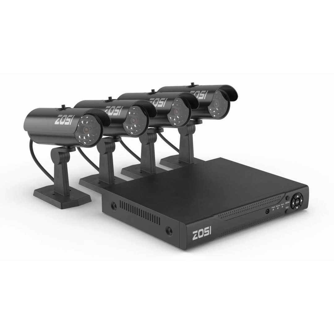 ZOSI Bullet Camera DVR Bundle 3D Model – PBR Textured Security Kit, FBX - View 2