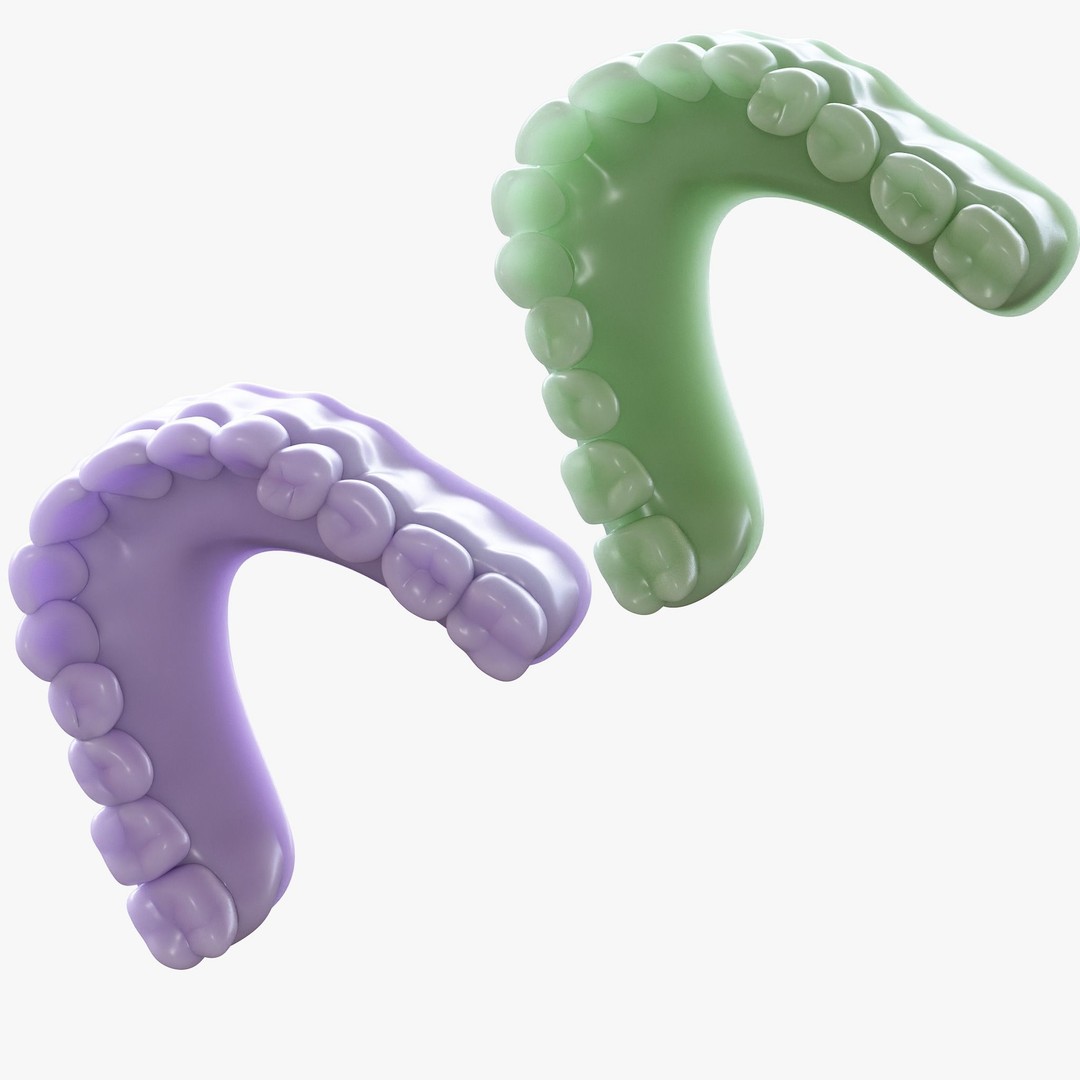 Dentures Mold 3D Model – High Poly Anatomical Asset, FBX, OBJ - View 6