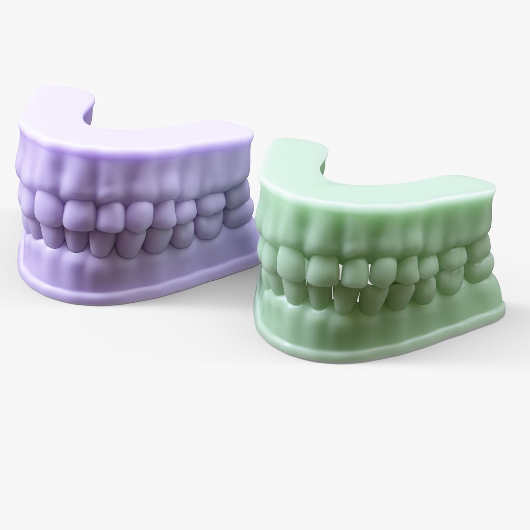 Dentures Mold 3D Model – High Poly Anatomical Asset, FBX, OBJ - View 7