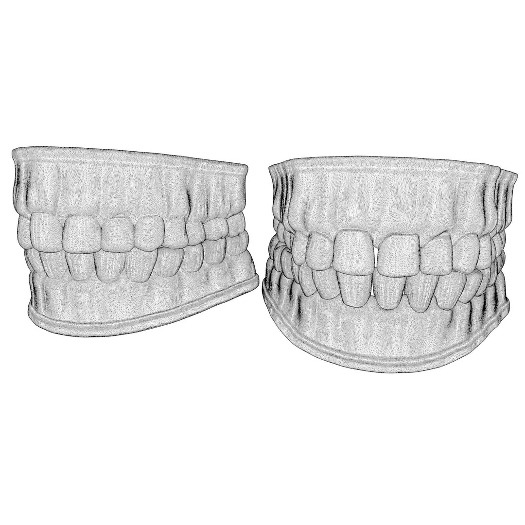 Dentures Mold 3D Model – High Poly Anatomical Asset, FBX, OBJ - View 8
