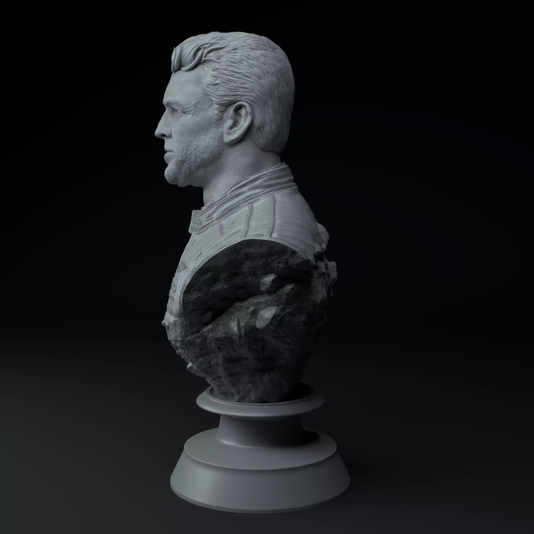 Fernando Alonso F1 Legend Diorama 3D Model – High Poly Collectible STL - View 5