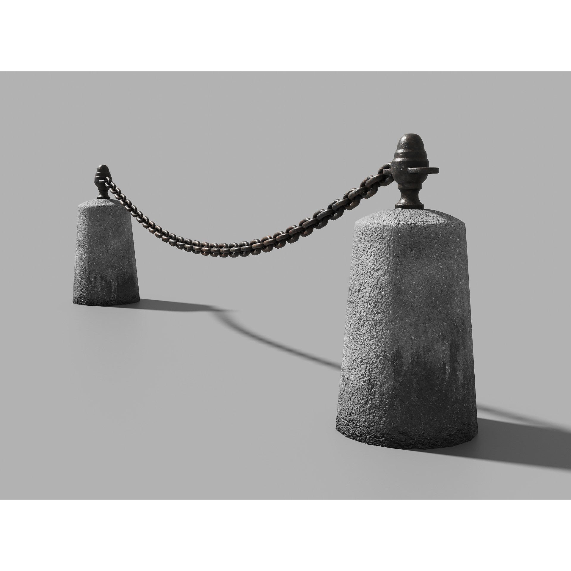 Parisian Urban Street Props Pack - Low-Poly 3D Model - View 7