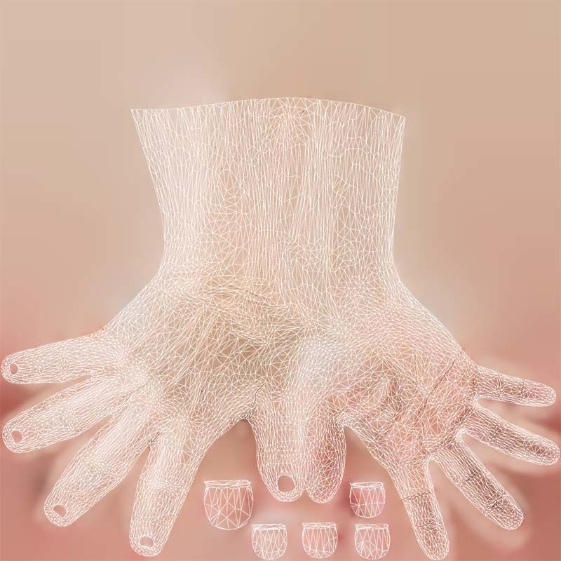 Single Hand 3D Model – Low Poly Photogrammetry Character Asset, FBX - View 16
