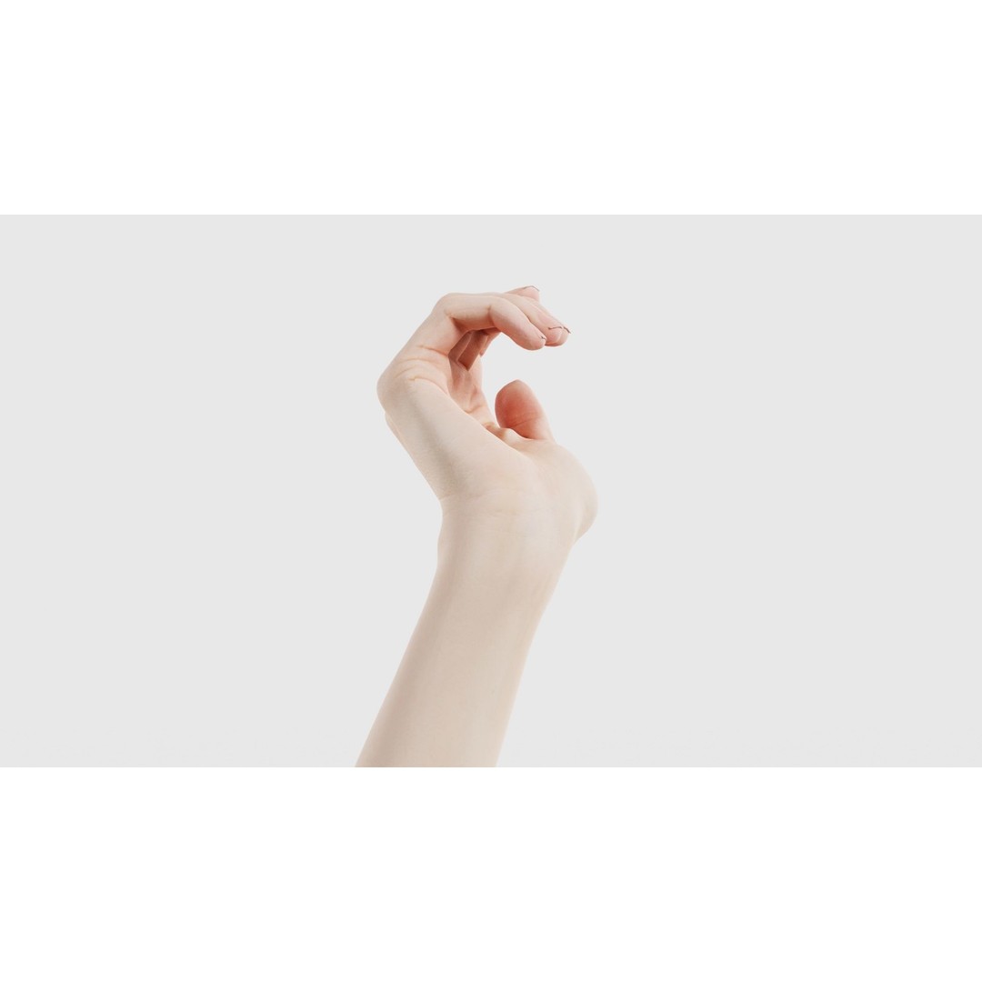 Single Hand 3D Model – Low Poly Photogrammetry Character Asset, FBX - View 20
