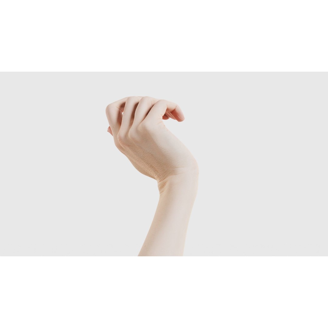 Single Hand 3D Model – Low Poly Photogrammetry Character Asset, FBX - View 22