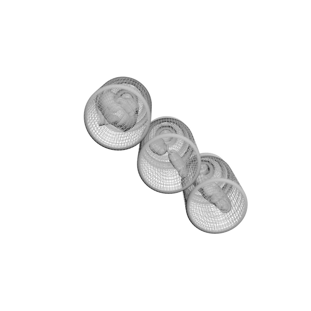 Vintage Organ Jars 3D Model – High Poly Medical Collection, FBX, OBJ - View 23