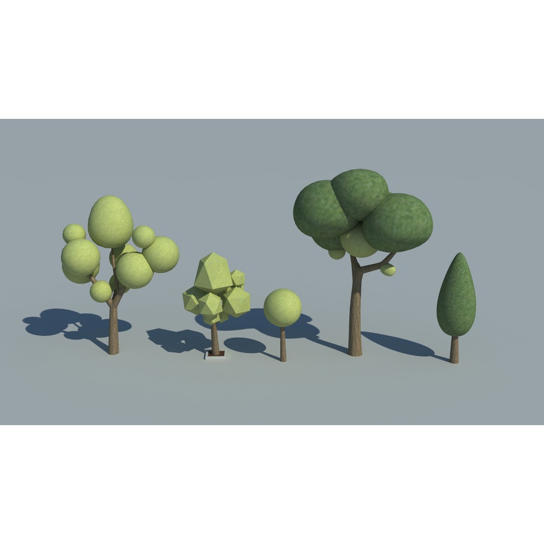 Realistic Lowpoly City 3D Model – Low Poly Game Asset, FBX, V-Ray - View 54