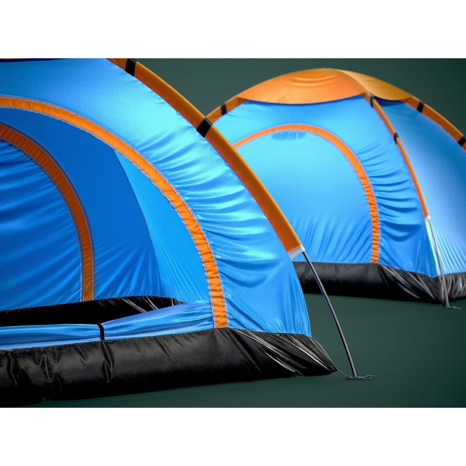 Camping Tent - Low-Poly Game-Ready 3D Model - View 13