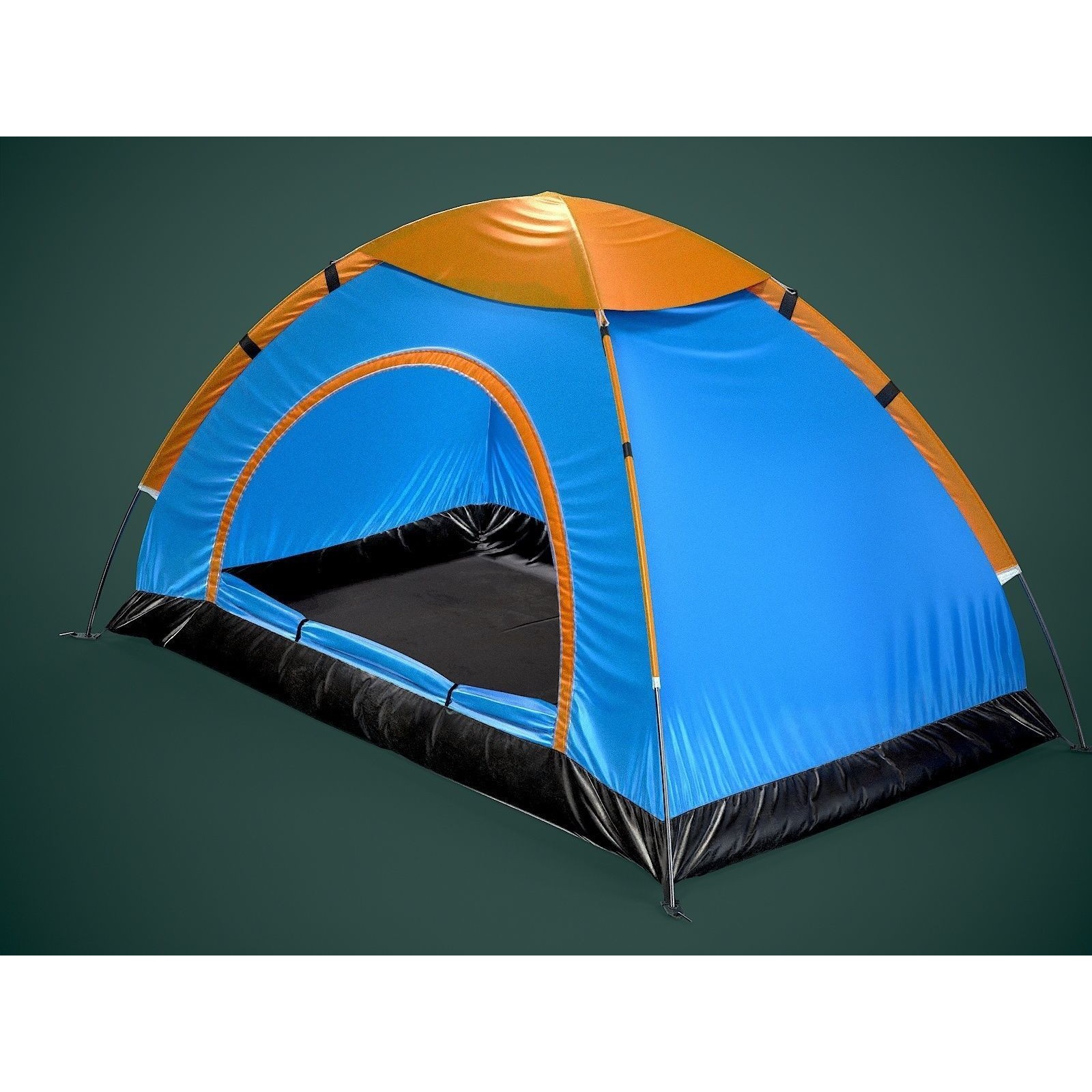 Camping Tent - Low-Poly Game-Ready 3D Model - View 5