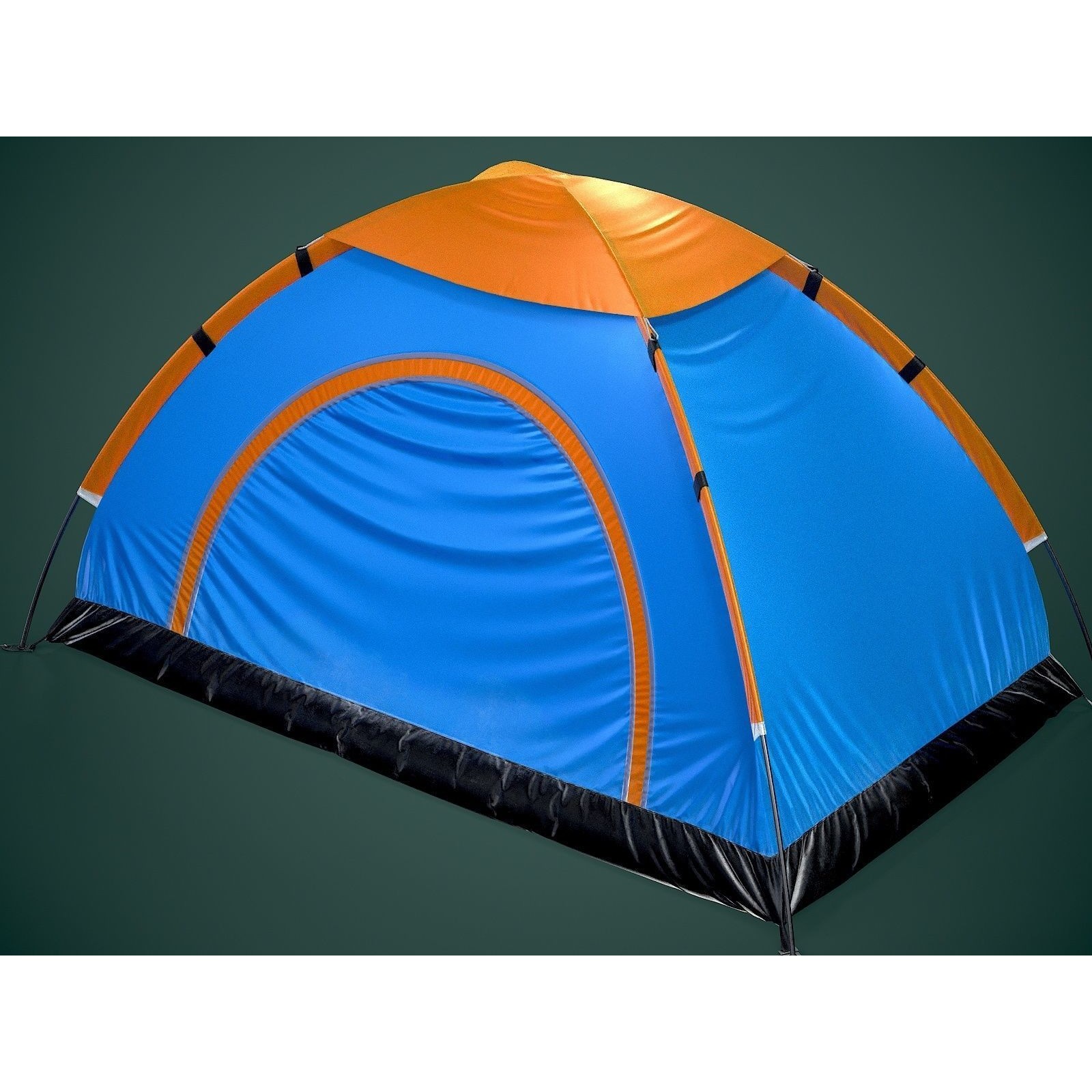 Camping Tent - Low-Poly Game-Ready 3D Model - View 9