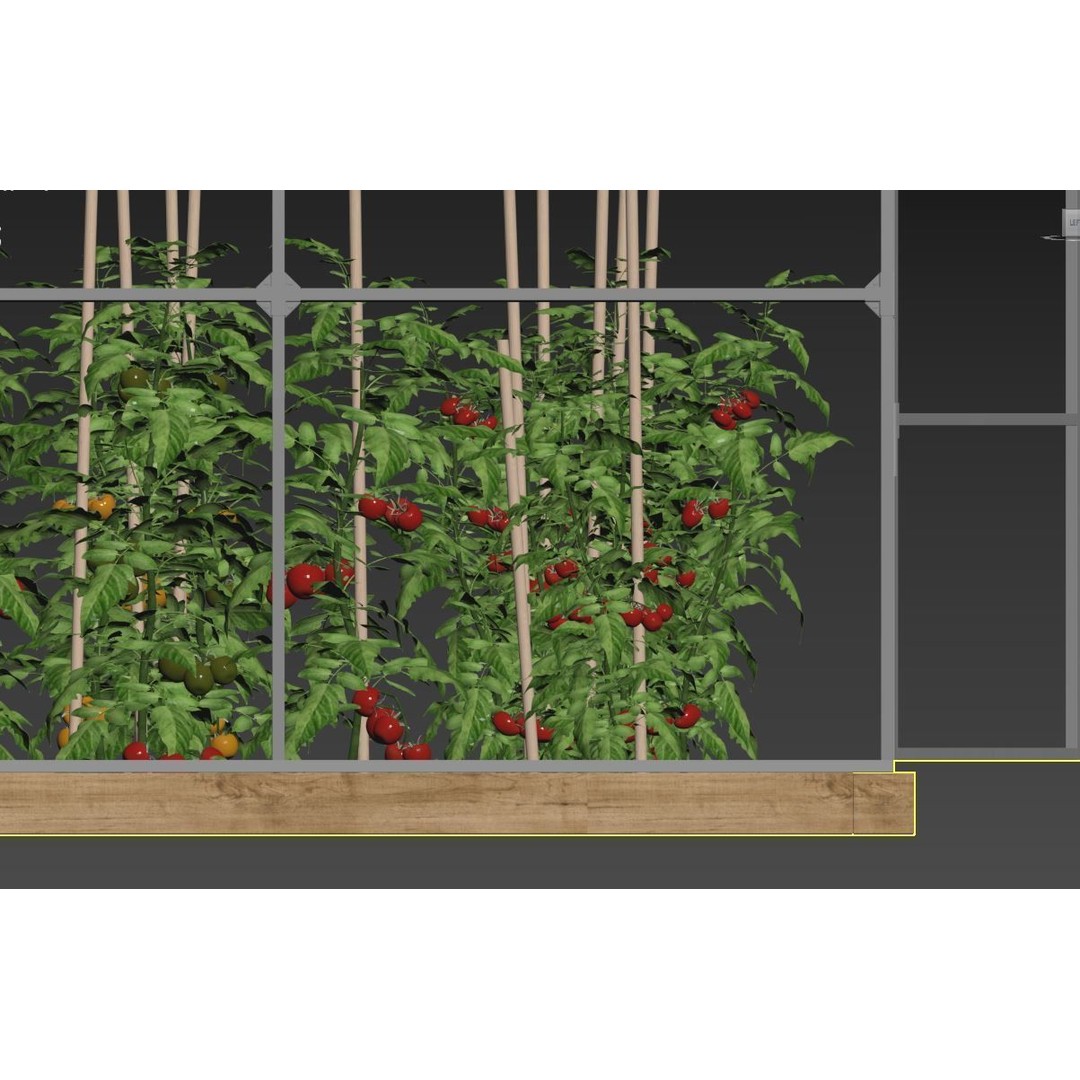 Greenhouse 3D Model – Botanical Exterior with Textures, FBX & OBJ - View 16