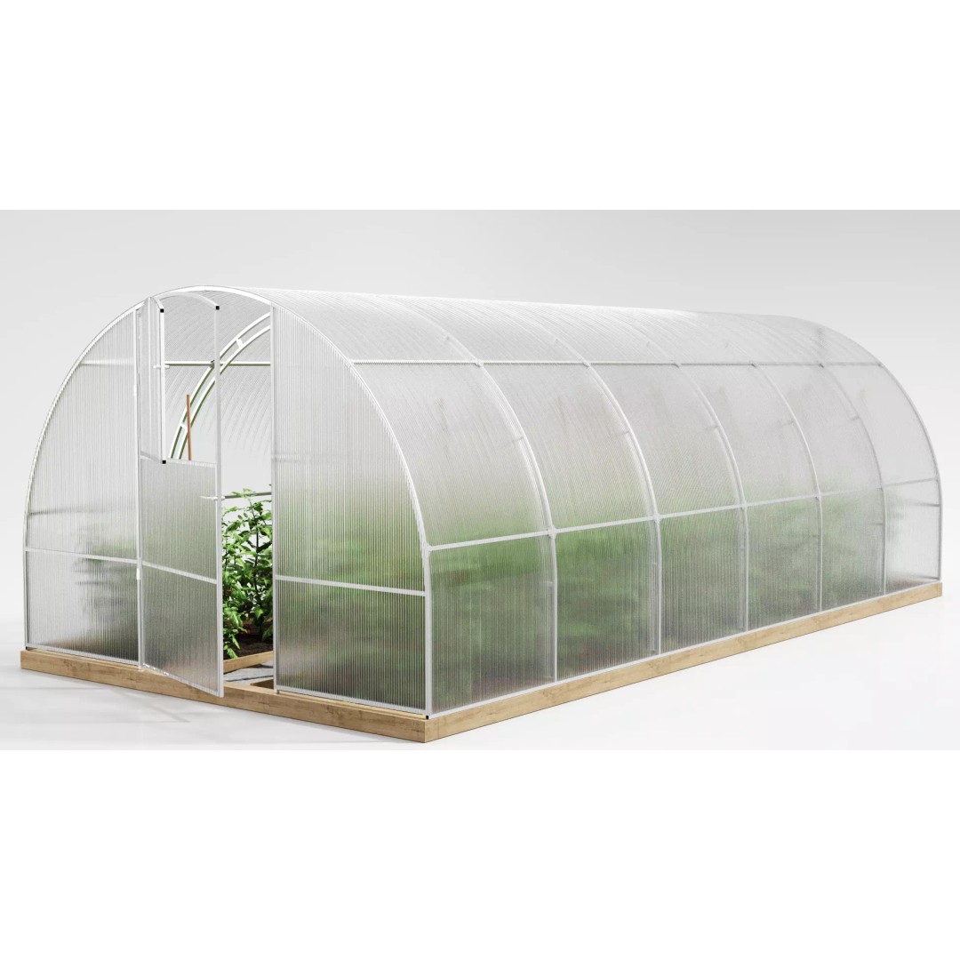 Greenhouse 3D Model – Botanical Exterior with Textures, FBX & OBJ - View 2