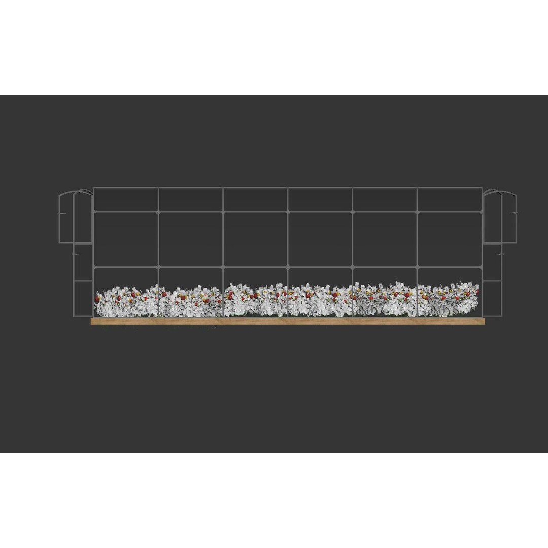 Greenhouse 3D Model – Botanical Exterior with Textures, FBX & OBJ - View 31