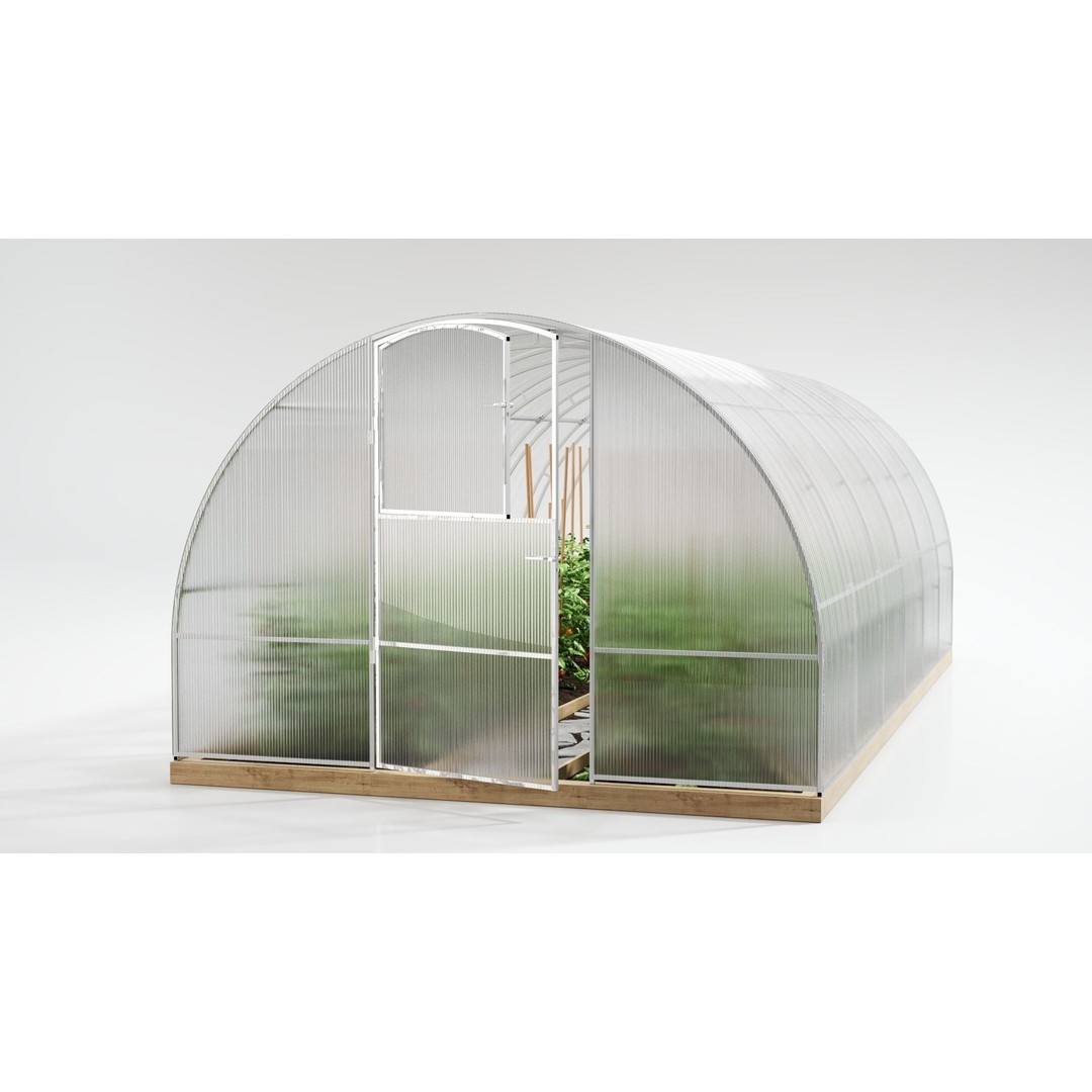 Greenhouse 3D Model – Botanical Exterior with Textures, FBX & OBJ - View 5