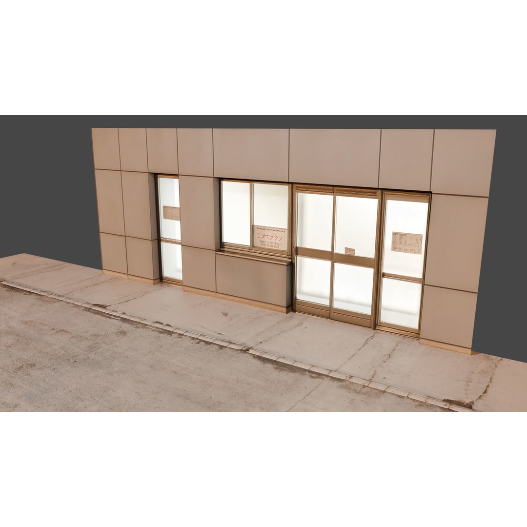 Tokyo City Building Kit 3D Model – Low Poly Urban Assets for Blender - View 4