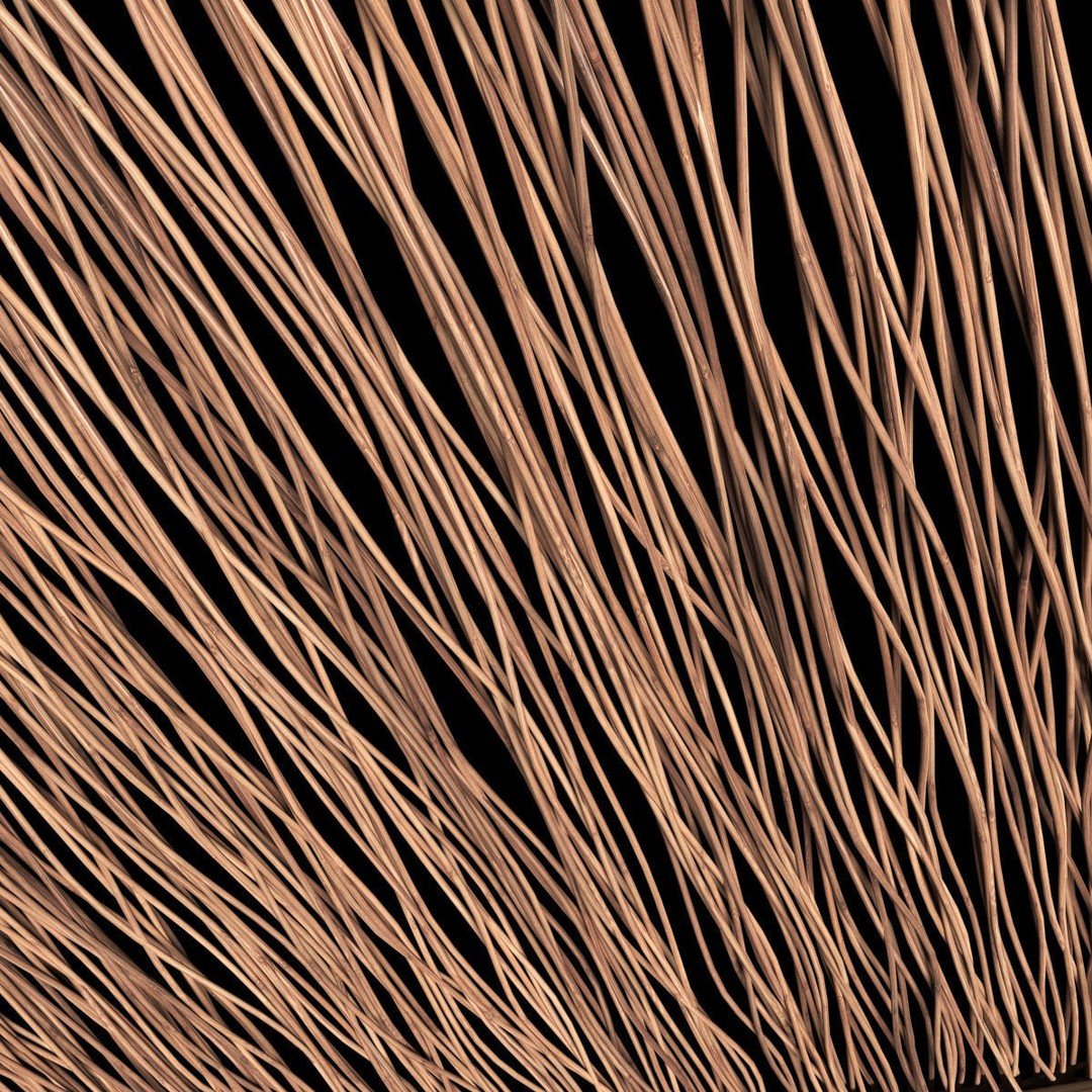 Wood Branch Beam 3D Model – Architectural Decoration, FBX, PBR Textures - View 11