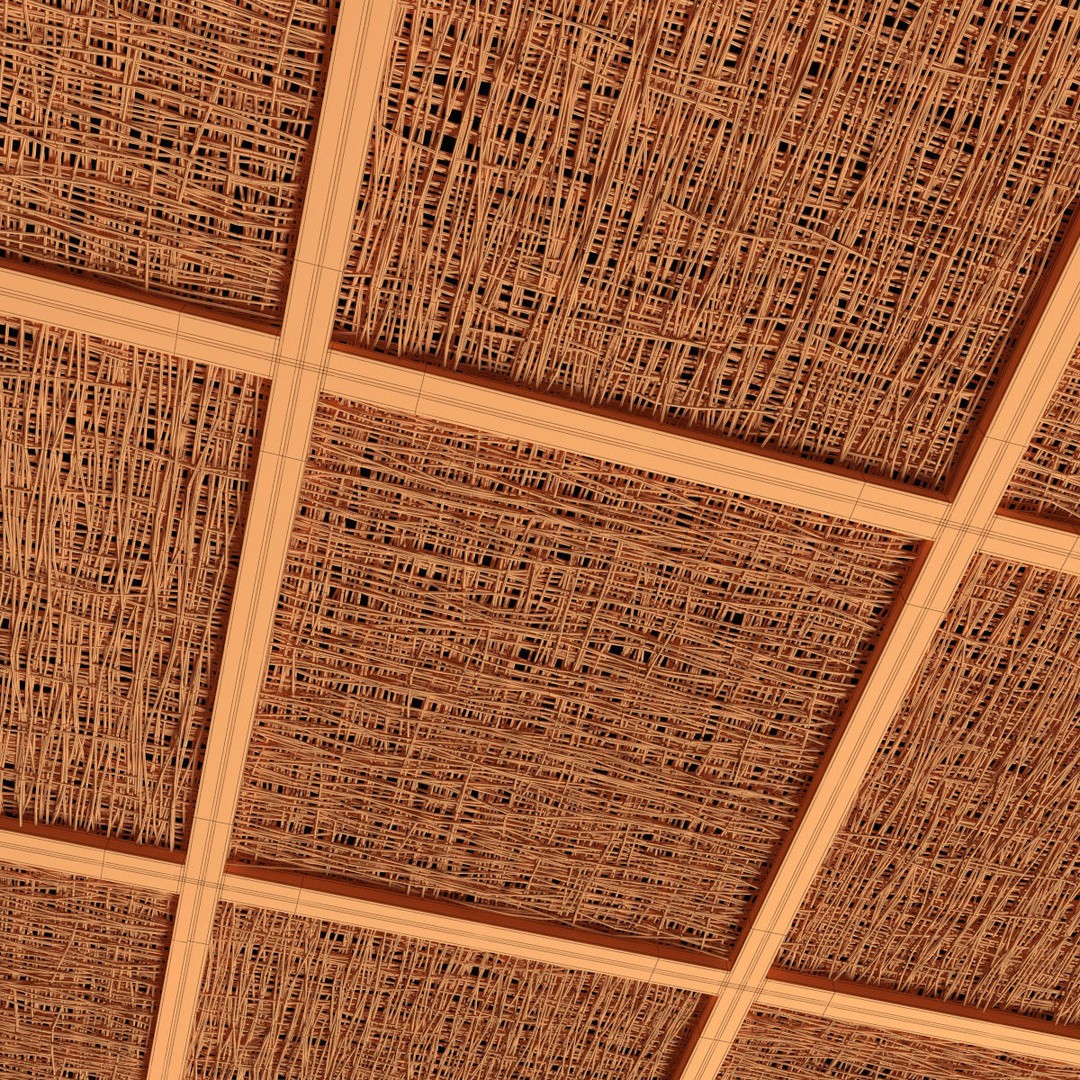 Wood Branch Beam 3D Model – Architectural Decoration, FBX, PBR Textures - View 18