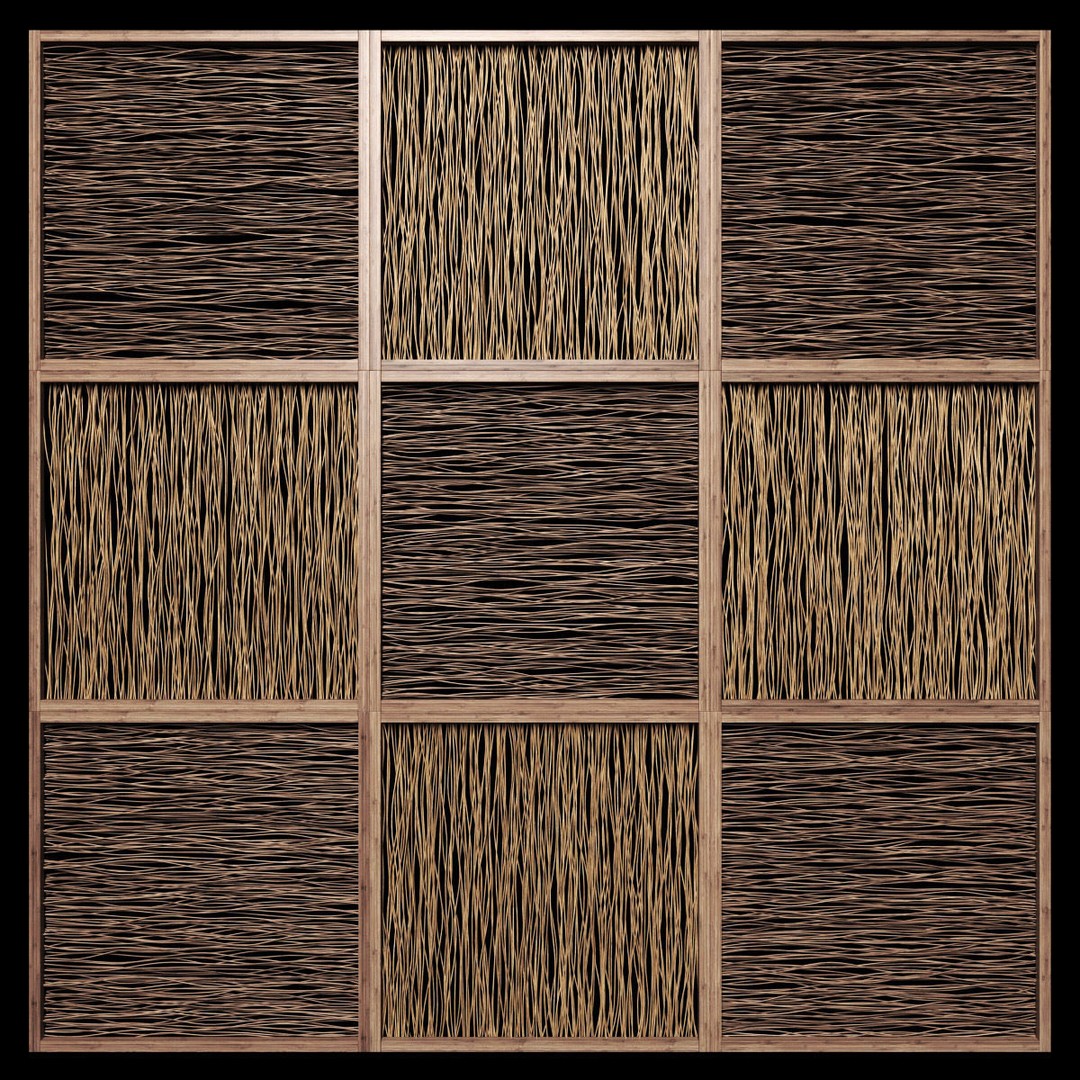 Wood Branch Beam 3D Model – Architectural Decoration, FBX, PBR Textures - View 4
