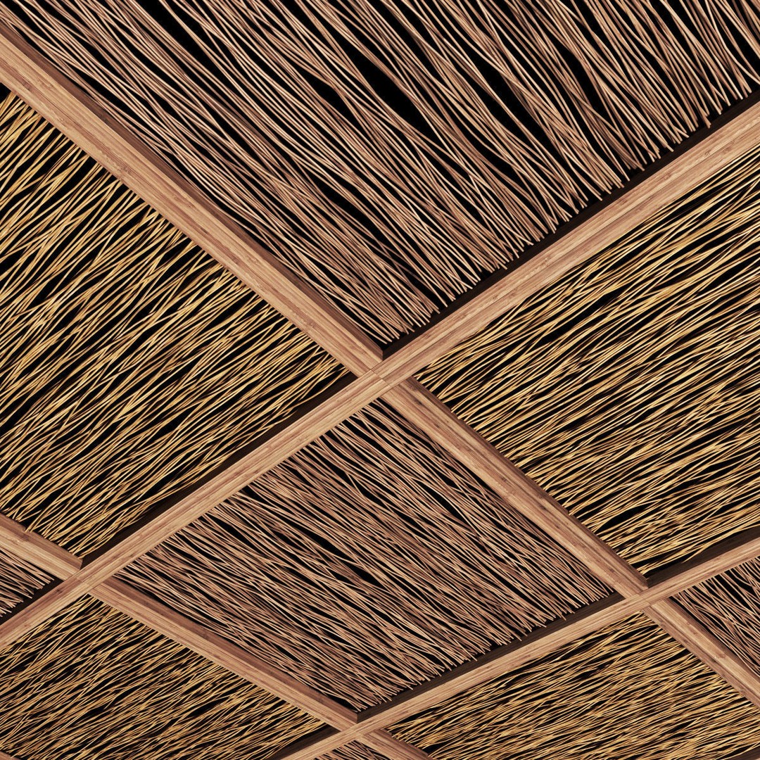Wood Branch Beam 3D Model – Architectural Decoration, FBX, PBR Textures - View 7