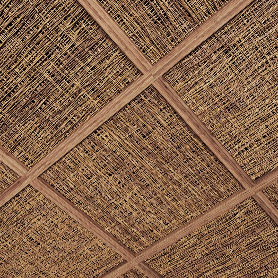 Wood Branch Beam 3D Model – Architectural Decoration, FBX, PBR Textures - View 8