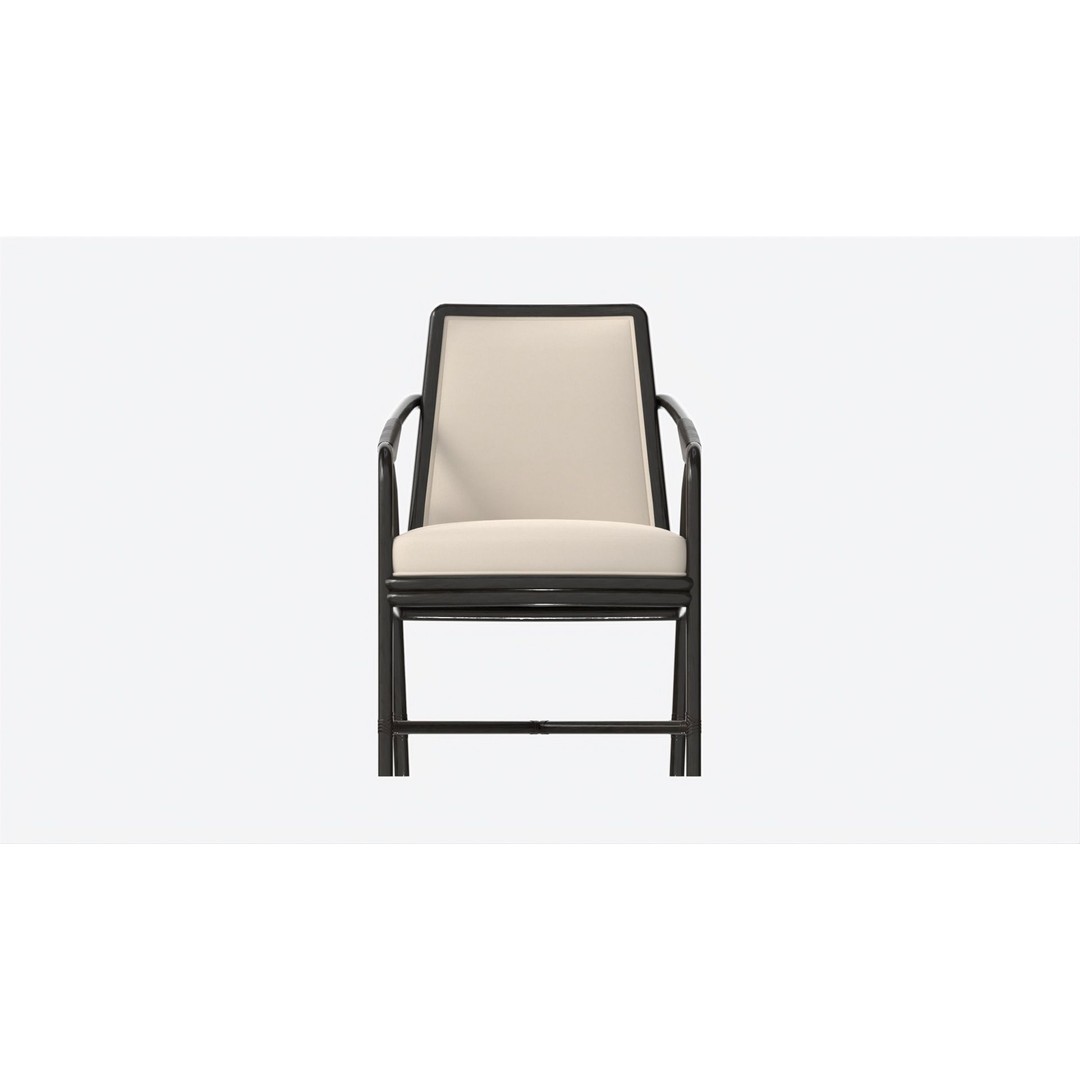 Baker Knot Armchair 3D Model – PBR Textured, FBX, Game-Ready - View 6