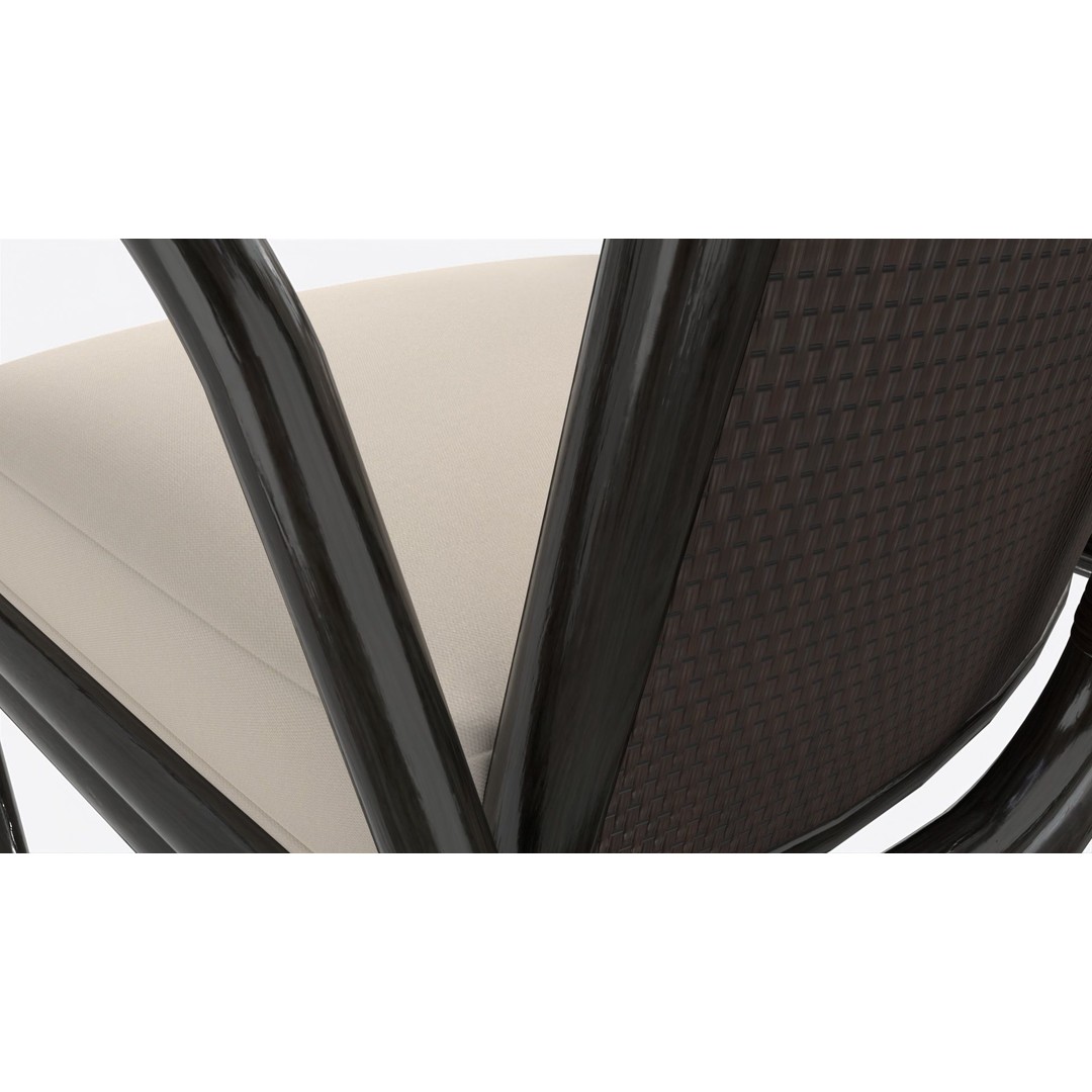 Baker Knot Armchair 3D Model – PBR Textured, FBX, Game-Ready - View 8