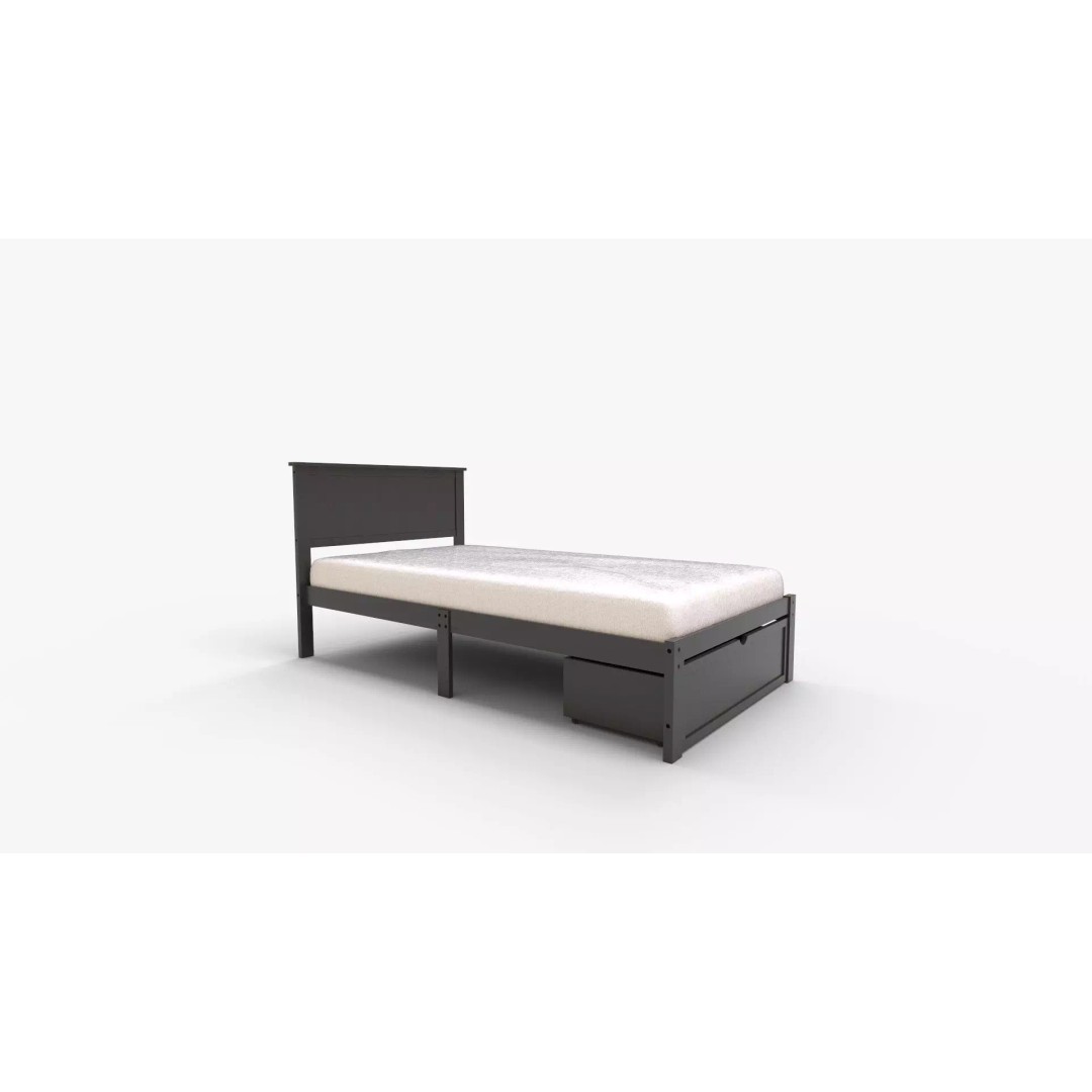 Boston Platform Bed 3D Model – Contemporary Furniture, PBR Textures, FBX - View 2