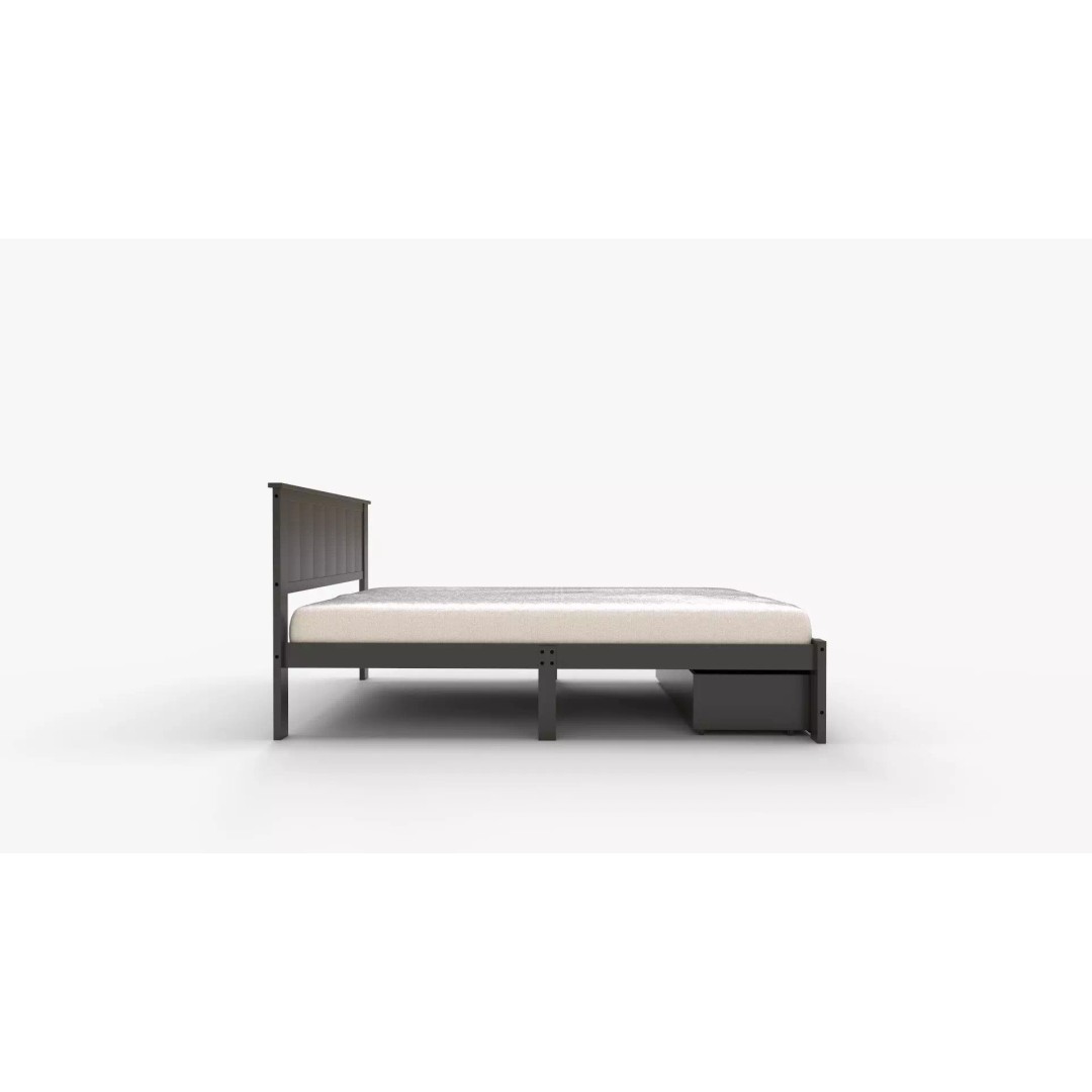 Boston Platform Bed 3D Model – Contemporary Furniture, PBR Textures, FBX - View 3
